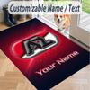 Custom Text Printed Rug AZ Alkmaar Non Slip Floor Carpet For Home Room Decor