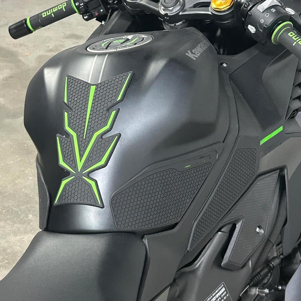 Motokano Комплект накладок на бак для ZX-4R/SE, ZX-4RR (2024~), и ZX-25R/SE (2023~) (зеленый)