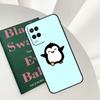 Мультяшный чехол-пингвин для Oppo A15 A16 A17 A52 A72 A76 A96 A54 A74 A94 A54S A57S A58 A78 A98 A57 A77