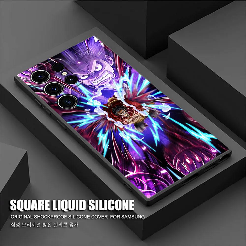 O-One Pieces Straw Hat Luffy Phone Case For Samsung Galaxy S25 S24 S23 S20 S21 FE S26 S22 Ultra 5G S26 Plus S25FE Silicone Cover