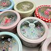 Tinplate Box Food Grade Convenient To Storage Tiny Decorative Round Case Home Decor