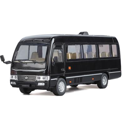 Toyota Coaster Автобус Модель Машины 1/24 Масштаб Игрушечные Машины Литые Машины Подарки Для Мальчиков И Детей