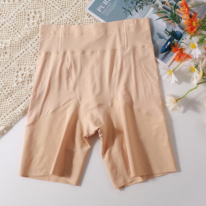 Safet In Plus Size Briefs High Waist Anti Glare Knickers Women with Lingerie Cotton Crotch Panties