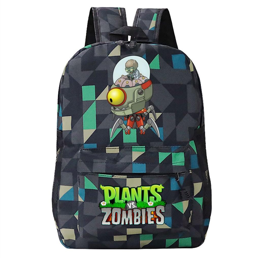 School Bag Plants Vs. Zombies Game Merchandise Personalized Printed Backpack