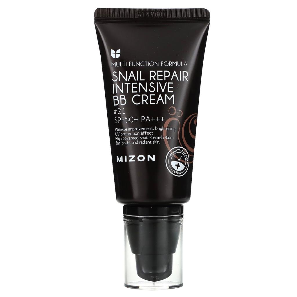 Mizon Интенсивный BB-крем Snail Repair, SPF 50+ PA+++, №21, 50 г (1,76 унции)