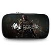 Spacious Black Myth Wu Kong Pencil Case Stylish Polyester Design For Students