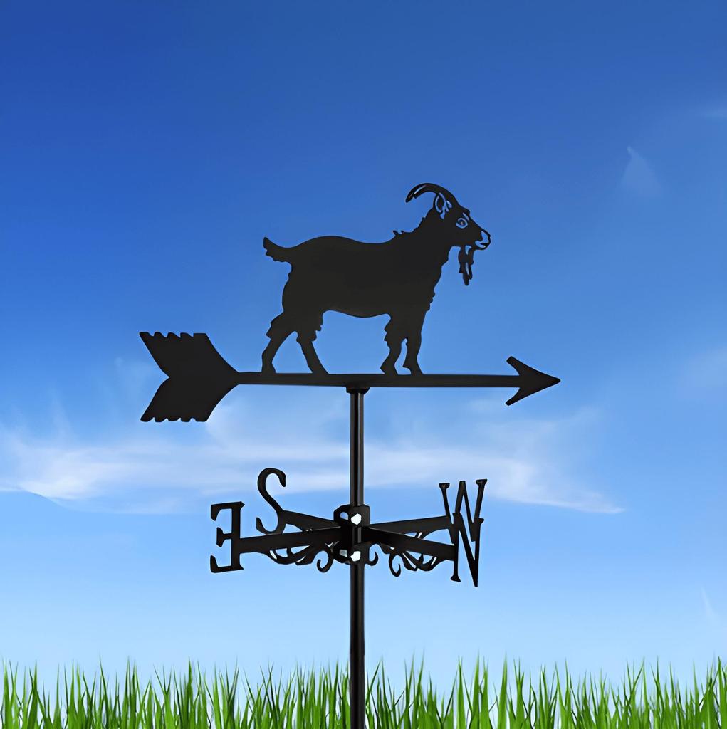 Декоративный железный флюгер - наружное украшение для металлической крыши