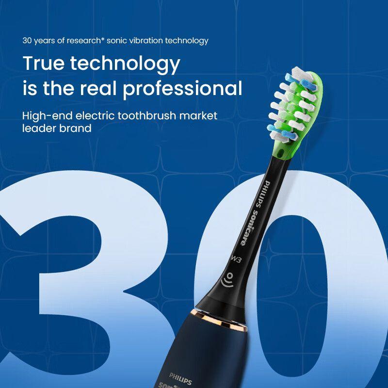 Philips HX9911 Sonic Vibration Diamond Upgraded Star Electric Toothbrush for Adults