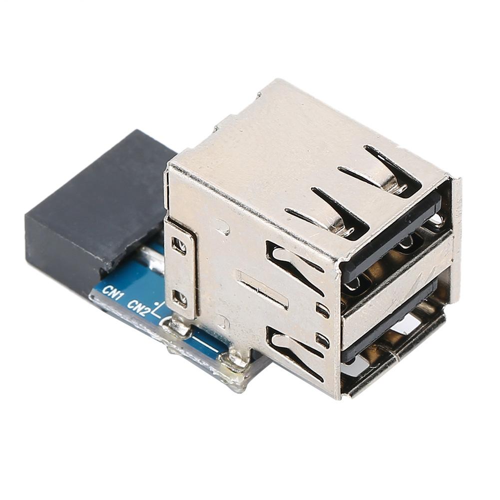 Адаптер порта расширения 9PIN на 2 порта USB2.0 Аксессуары для компьютерного оборудования