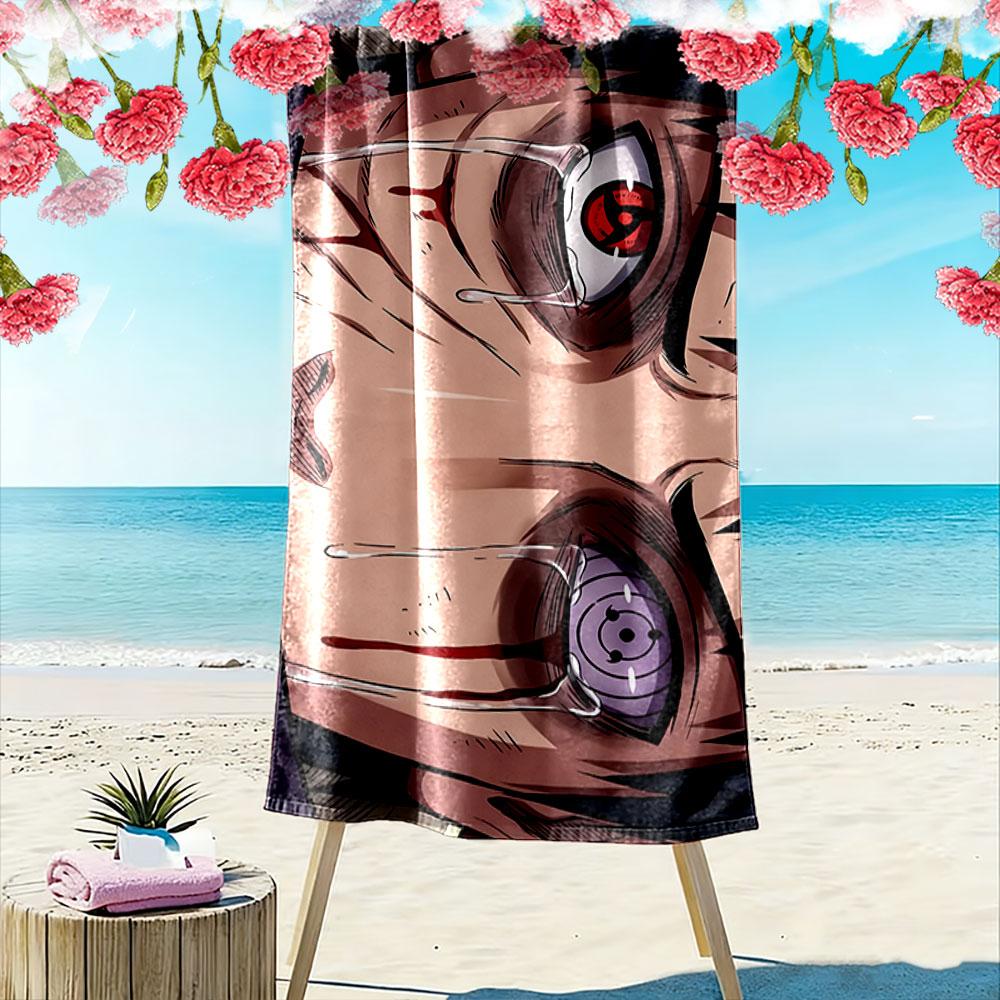 Anime Crying Eyes Towel A must-have beach towel for beach travel