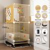 Large Bird Cage for Parrots Anti-Scatter Design for Cockatiels & Budgies, Luxury Aviary for Lovebirds Premium Pet Flying House