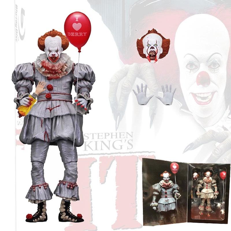 Neca Pennywise 7-inch Pvc Action Figure Stephen King's It Theme Bloody Special Edition