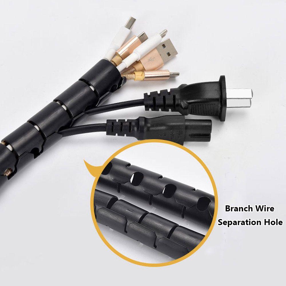 Sleeves Cable Holder Wrap Tube Spiral Wire Organizer Wire Protector Line Organizer Pipe Protection