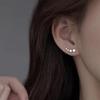 Silver Needle Exquisite Shining Zircon Stars Stud Earrings Girls Simple Design Earrings Women  Korean Trendy Y2K Jewelry