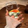 Mushroom Drawing For iPhone 17 16 15 14 13 12 11 Pro Max Plus X XS XR Mini Transparent Soft Cover Phone Case