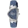 Hamilton Ventura Quartz Watch, Blue Dial, Stainless Steel, Mineral Glass, Quartz Movement, 5 ATM Water Resistance, 36mm, Swiss Made, H24411941, Men's