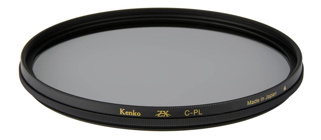 Фильтр Kenko PL ZX Circular PL 72 мм с высокой пропускающей поляризационной пленкой, отталкивающим покрытием, система плавающей рамки 542729 Вода/масло