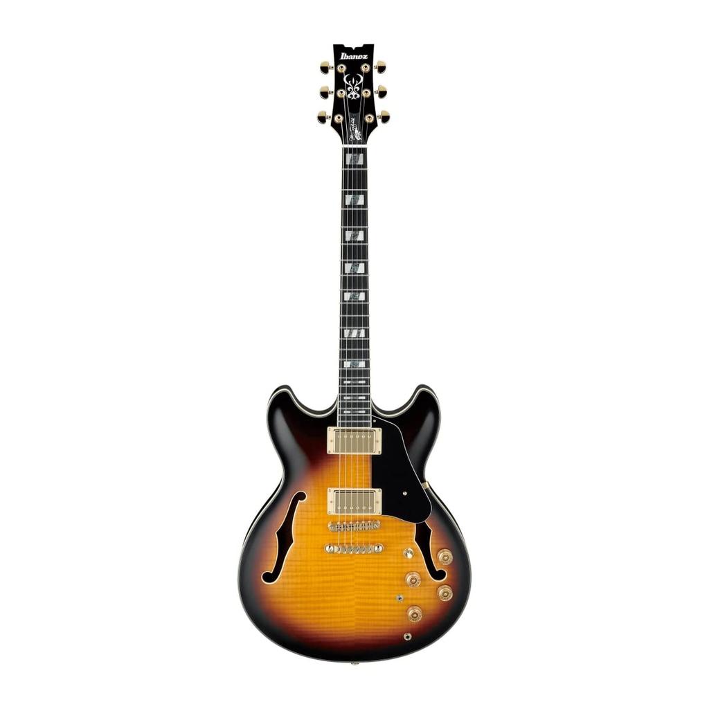 Ibanez/John Scofield Signature Model JSM10-VYS Vintage Yellow Sunburst (VYS)