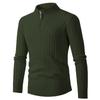 Men's Half-zipper Stand-up Collar Thickened Warm Sweater Bottoming Shirt Autumn and Winter Casual Men's Models