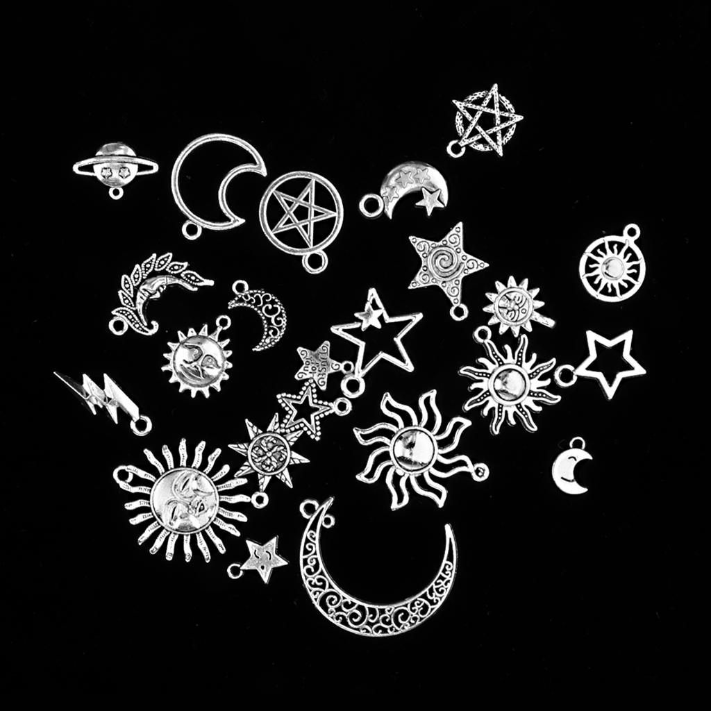 Пакет Sun Moon Star Шарм Подвеска для DIY Ожерелье Браслет Изготовление ювелирных изделий