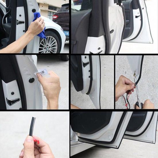 500cm Car Door Edge Lip Guard Protector Moulding Trim Anti Dent Scratch Strip