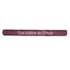 [A1641] - Burgundy 'Messages' Draft Excluder (A Family Story) - 80x7cm