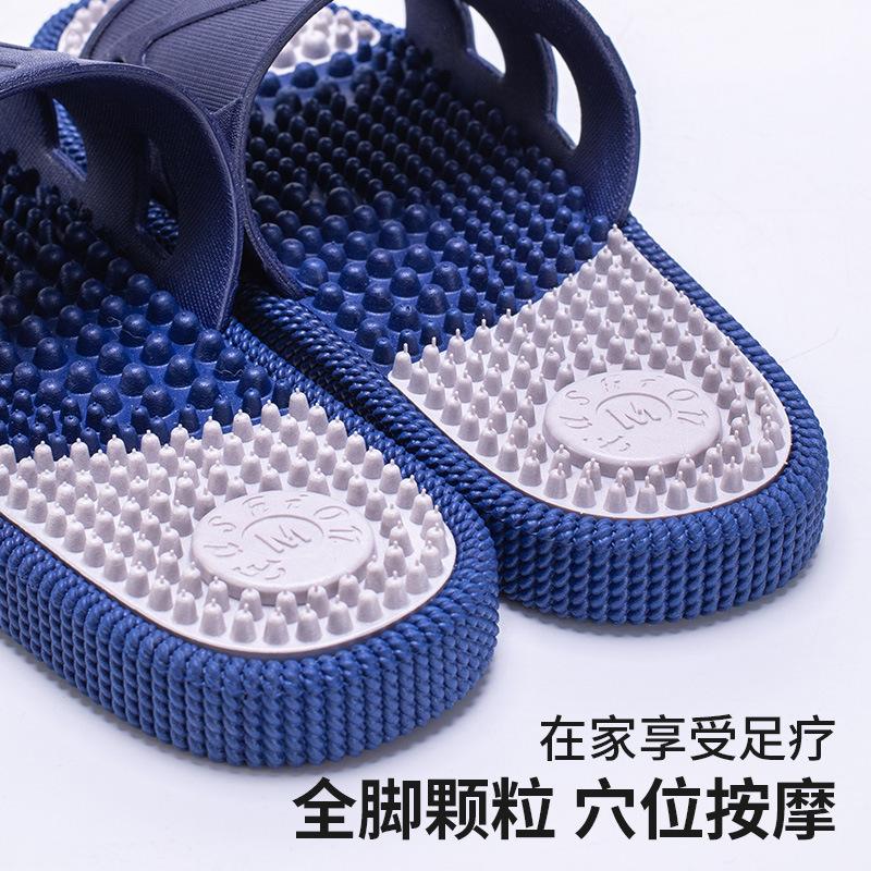 Мужские тапочки для ванной с массажной подошвой, быстросохнущие, для душа, с выемкой, мягкие тапочки для дома, обувь из ПВХ, противоскользящие шлепанцы для мужчин и женщин