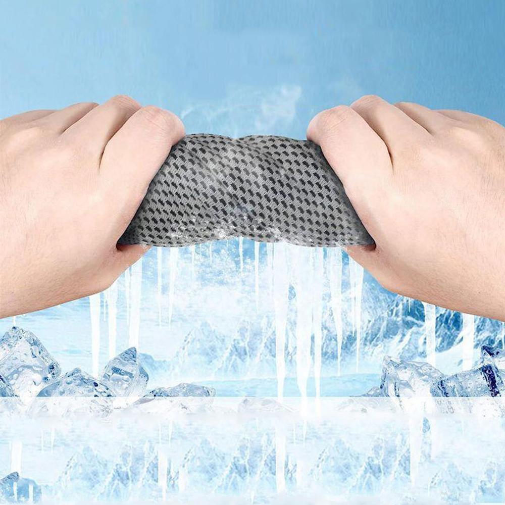 Cooling Hoodie Towels for the Neck and Face, for Yoga, Sports, Gym, and Fitness