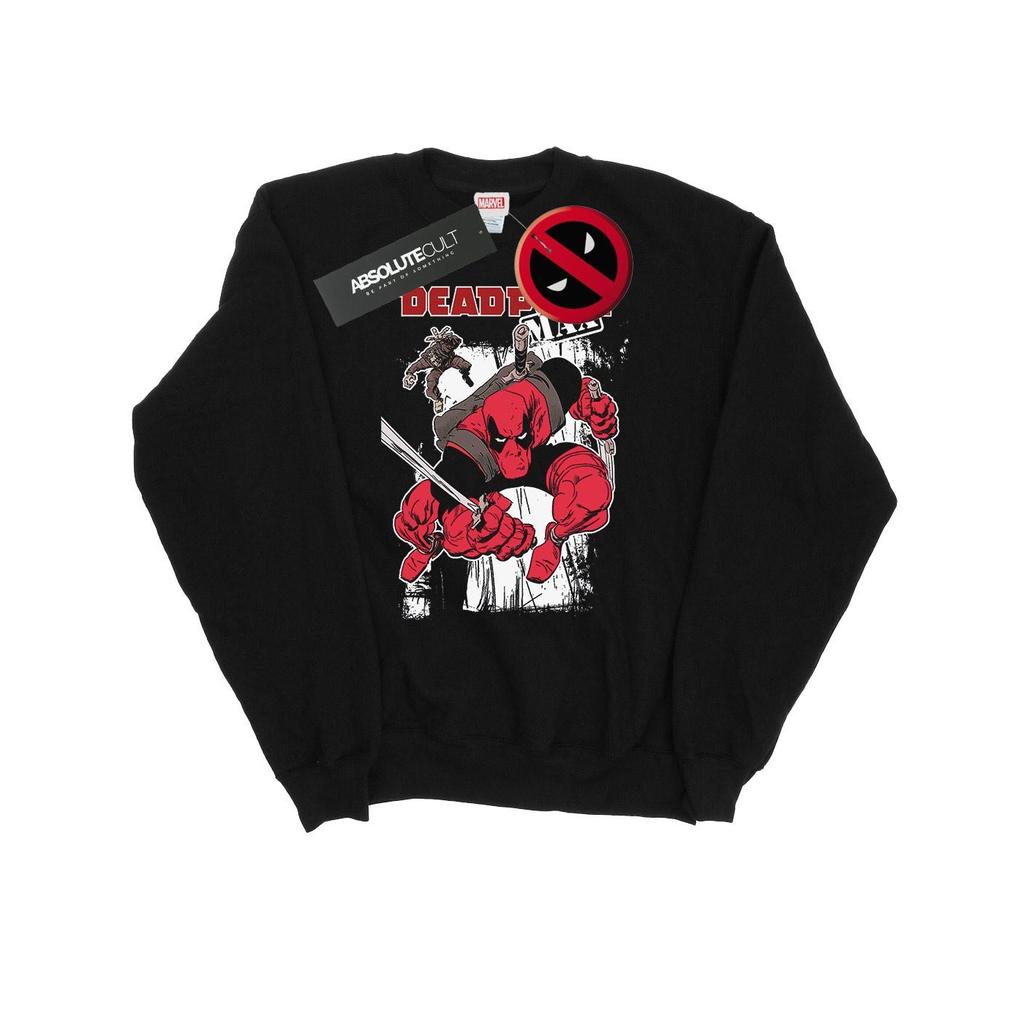 Marvel Mens Deadpool Max Sweatshirt