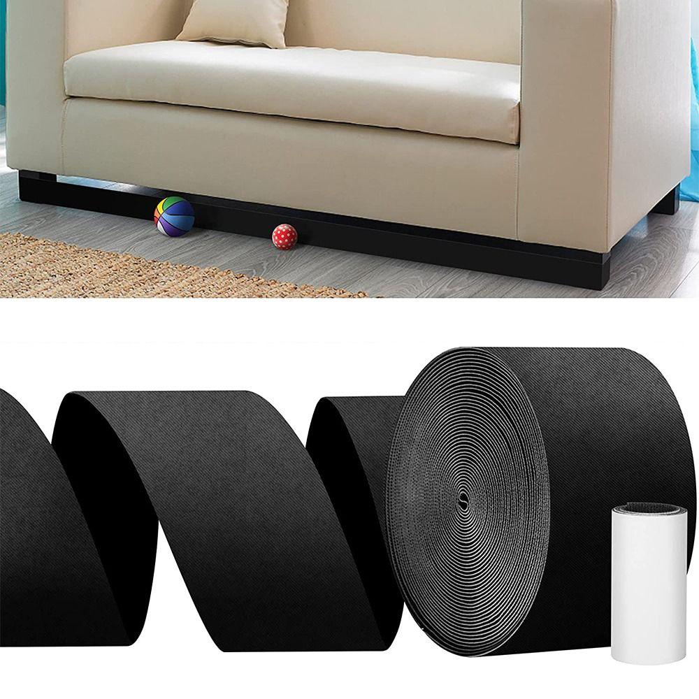 Bed Bottom Strip Adhesive Strap Baffle Sofa Toy Blocker Gap Bumper Avoid Sliding Under Couch