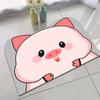 Cute 40x60cm Floor Mat Cartoon Cat Paw Bathroom Mat Non-slip Super Absorbent Foot Mat