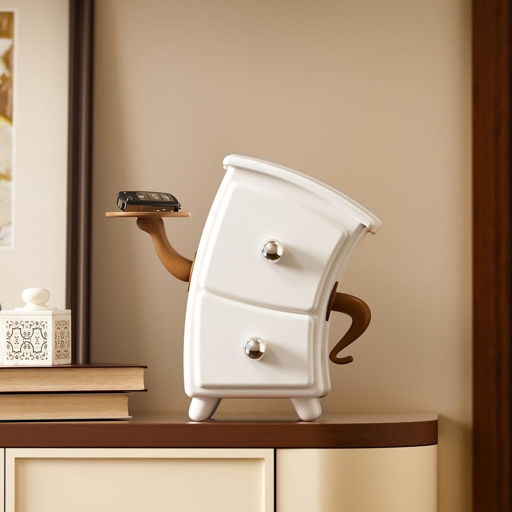 1pc Unique Shape Jewelry Storage Box Cosmetic Puff Organizer Drawer Compact Tray for Beauty Tools And Accessories