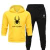 2025 Classic Leisure Set Autumn New Spider Personalized Pattern Printed Hoodie Set