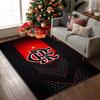 1pc Rangers FC Rug, Digital Printed Home Chair Sofa Mat, Durable Office Area Carpet, Beautiful Festival Decorations