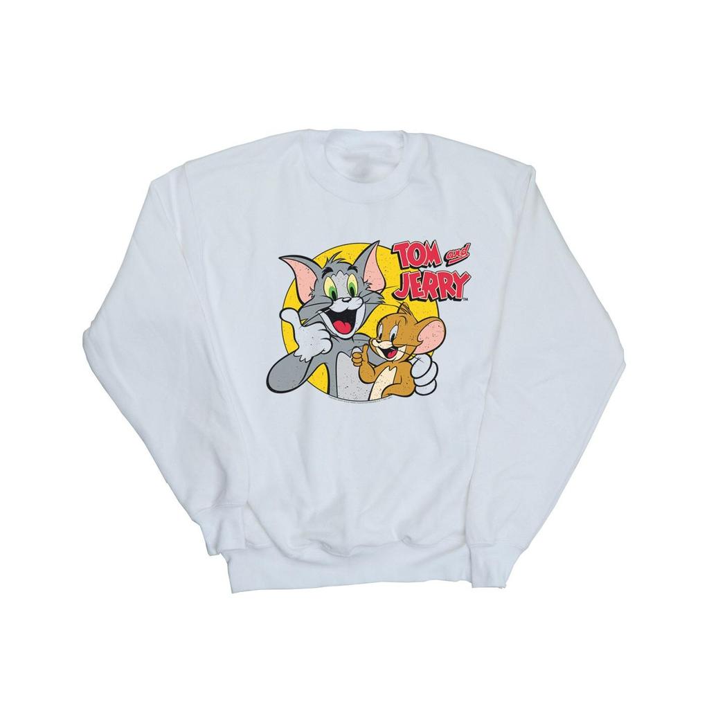 Tom And Jerry Mens Thumbs Up Sweatshirt