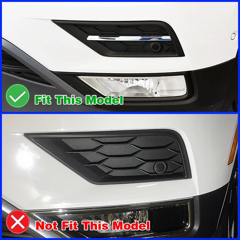 Для Volkswagen VW Tiguan MK2 2017-2019 хромированная передняя противотуманная фара, рамка противотуманной фары, наружное украшение из ABS