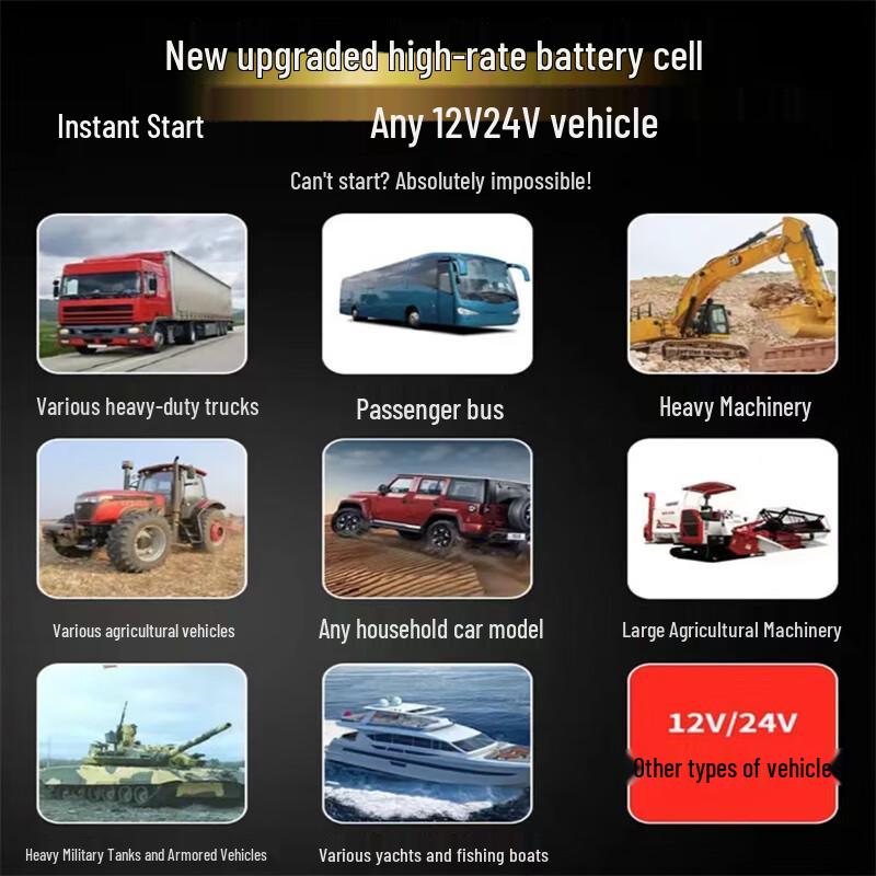 Yanpai 009B 12V-24V Аварийный автомобильный пуско-зарядное устройство