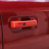 2015- Ford F150 Exterior Door Handle Cover Trim Bezels Rear | Red | Self-Adhesive | Accessories | 1 Year Manufacturer Warranty