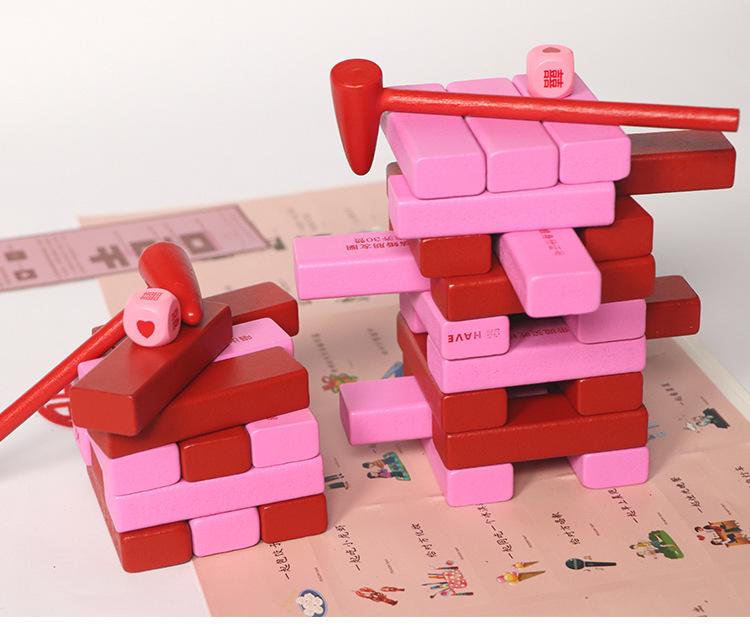 Свадебная Дженга - Блокиратор Двери: Пранк для пары, Атмосфера молодоженов, Фотореквизит, Подарки на свадьбу.