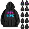 Women's And Men's Unisex Fashion Casual Outfit Sweatsuit Long Sleeve Top Printed Hooded Sweatshirt