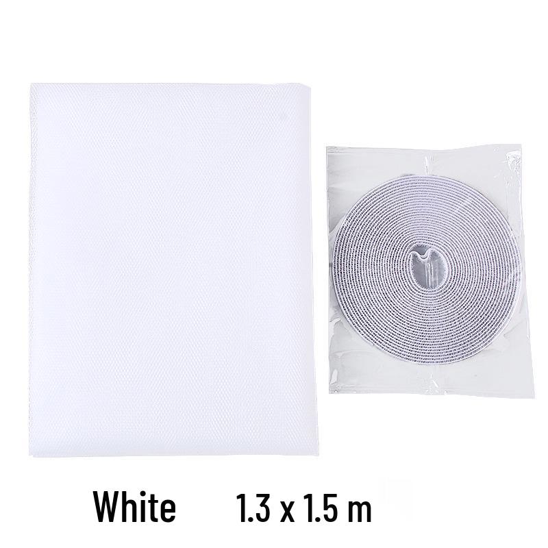 Черно-белая самоклеящаяся москитная сетка на липучке