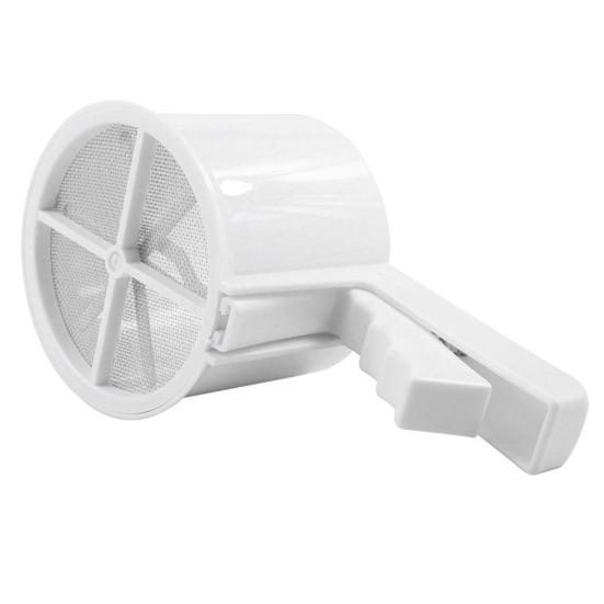 Полуавтоматическое сито для муки, дуршлаг, мелкоячеистый фильтр, легко чистящаяся чашка, перколятор для муки, сито для выпечки, сахарное сито