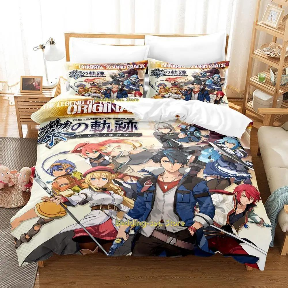 Новый Постельный набор The Legend Of Heroes Kuro No Kiseki 2 Односпальный Полуторный Двуспальный Кинг-сайз Набор для кровати Взрослый Детский Спальня Комплекты пододеяльников