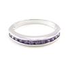 Silver Ring 'Goddess' Silver Amethyst (rhodium) - 3 Mm