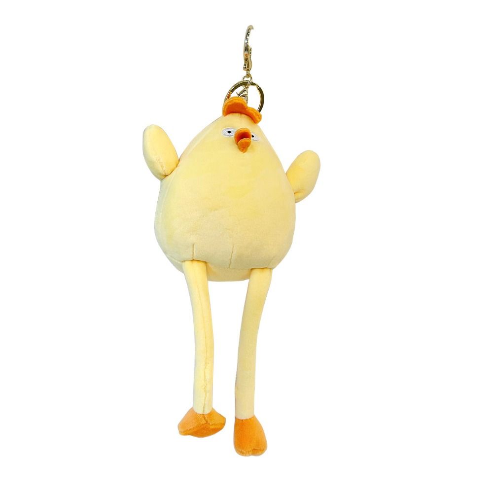 Fluffy Chicken Plush Keychain Girl Heart Chick Stuffed Toys Keychains  Backpack Decor