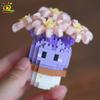 HUIQIBAO Мини MOC Кактус в горшке Микро Строительный блок 3D Алмазный Цветок Украшение стола Модель Кирпич DIY Игрушки для детей