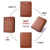 PU Leather Car Wallet Card Holder for Mitsubishi Outlander Lancer ASX Mini Credit Card Case Portable Auto Accessories