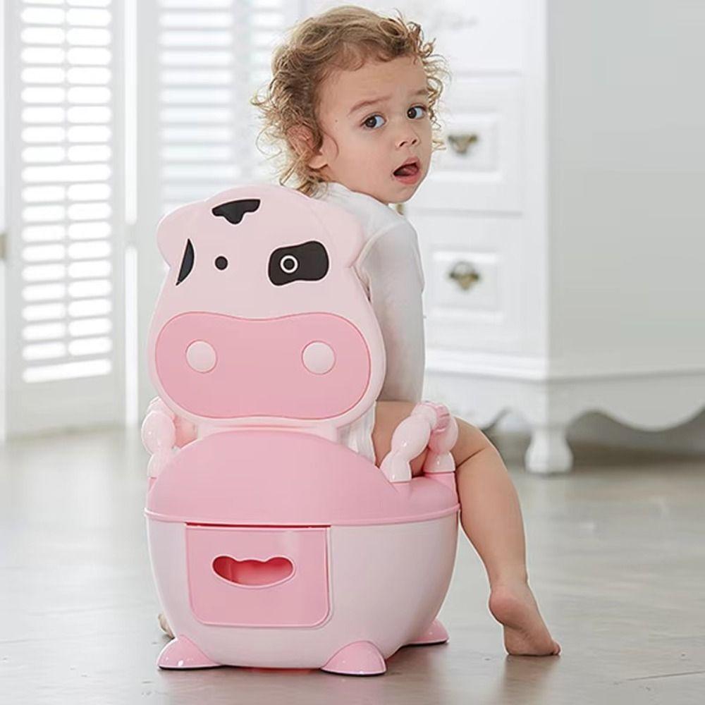 Folding Baby Urinal Seat Portable Boys and Girls Potties Cute Children's Toilet Chair Urine Bucket