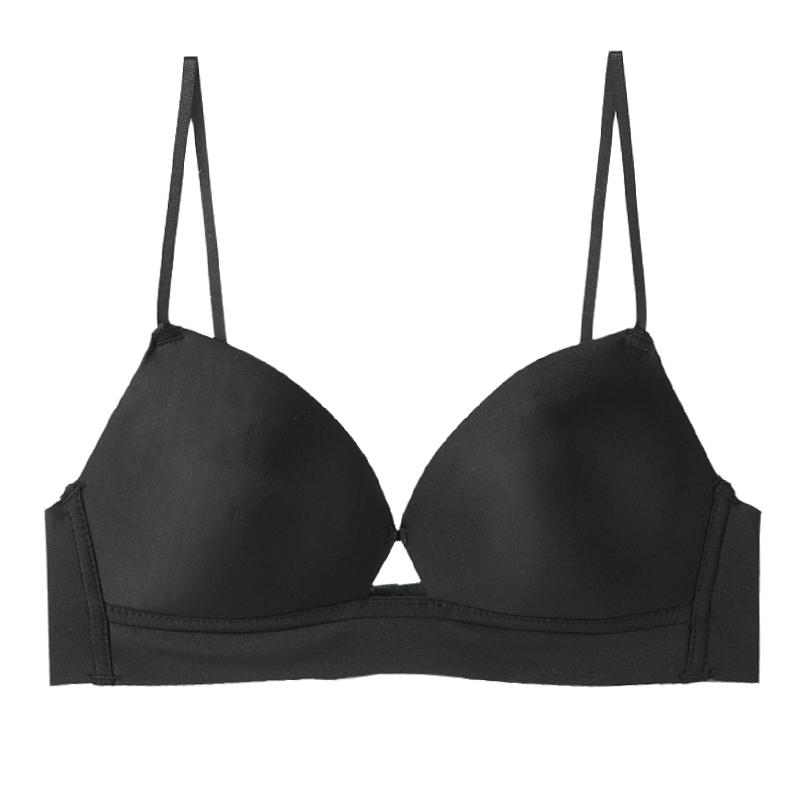 Without Steel Ring Nude Feeling Comfortable and Seamless Bra Small Chest Underwear Bra Women's Thin Gathered Prevent Sagging Bras