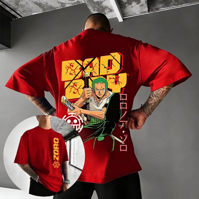 One Piece Zoro Anime T Shirt Unisex Unisex Cotton Short Sleeve Tee Summer 2026 Cartoon Graphic Tee Streetwear Casual Top Y2k Clothes